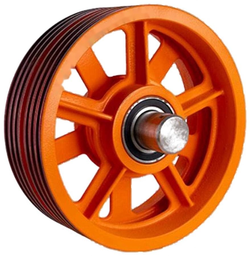 Cast iron pulley